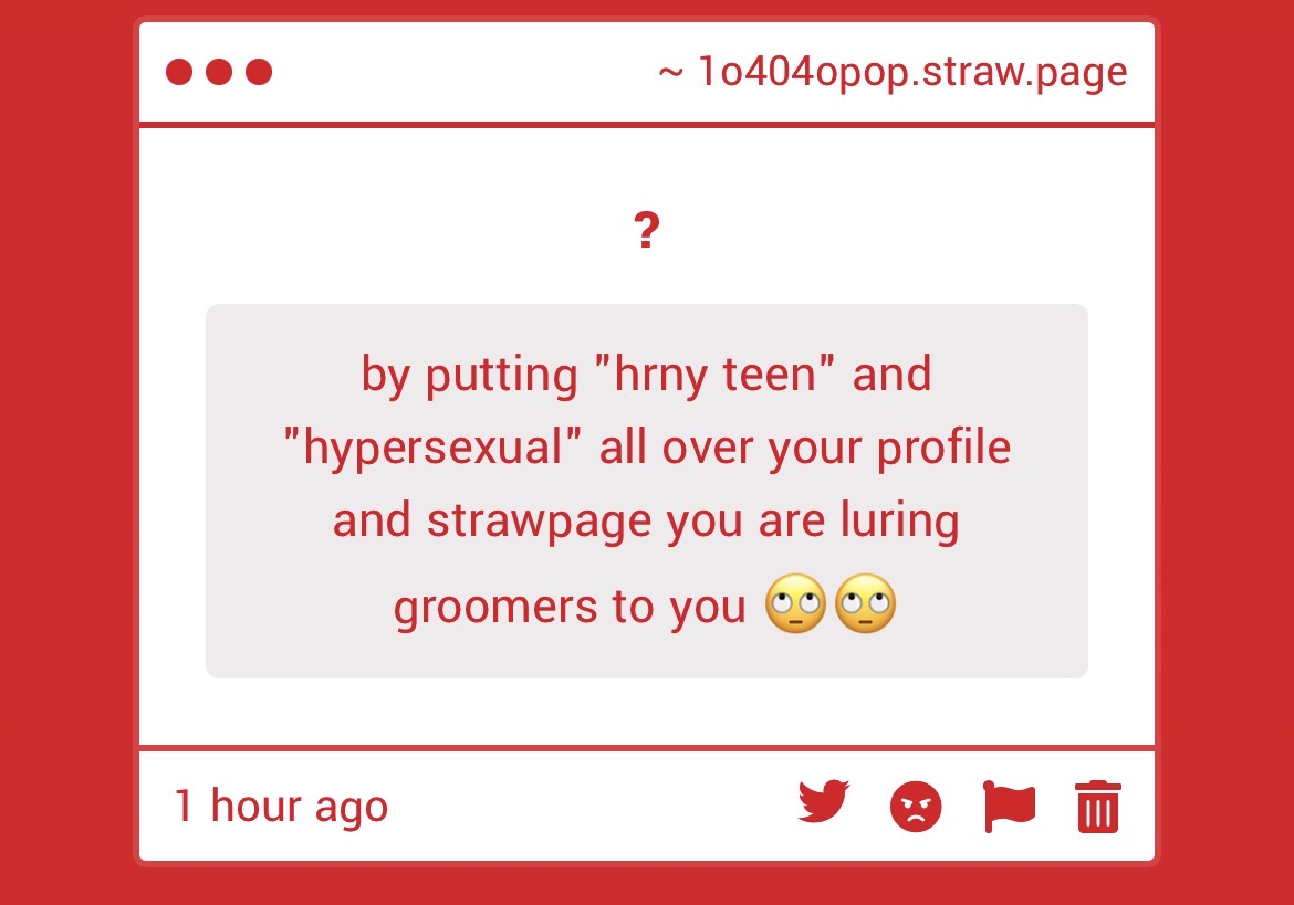 UndercoverRager's tweet photo. Yes I want rape threats sent to me lol 😅😅😅😅 https://t.co/VxX88HGPWc