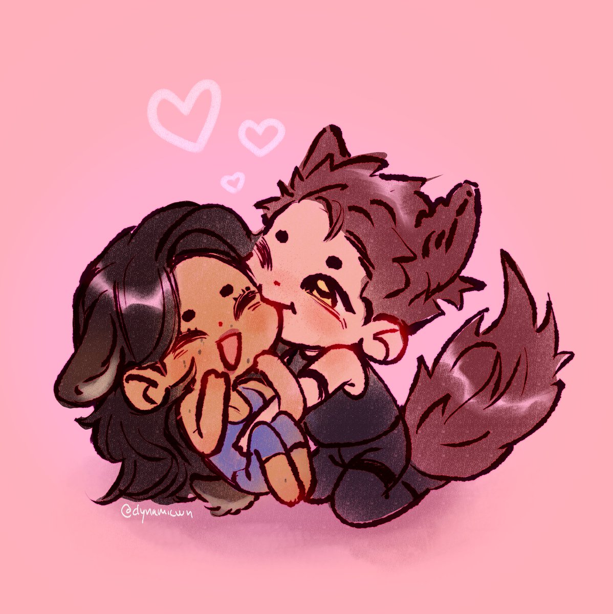 dynamicwn's tweet photo. 🦌X🐺 💗 #Valkoisloved https://t.co/zOS5Wqas4v