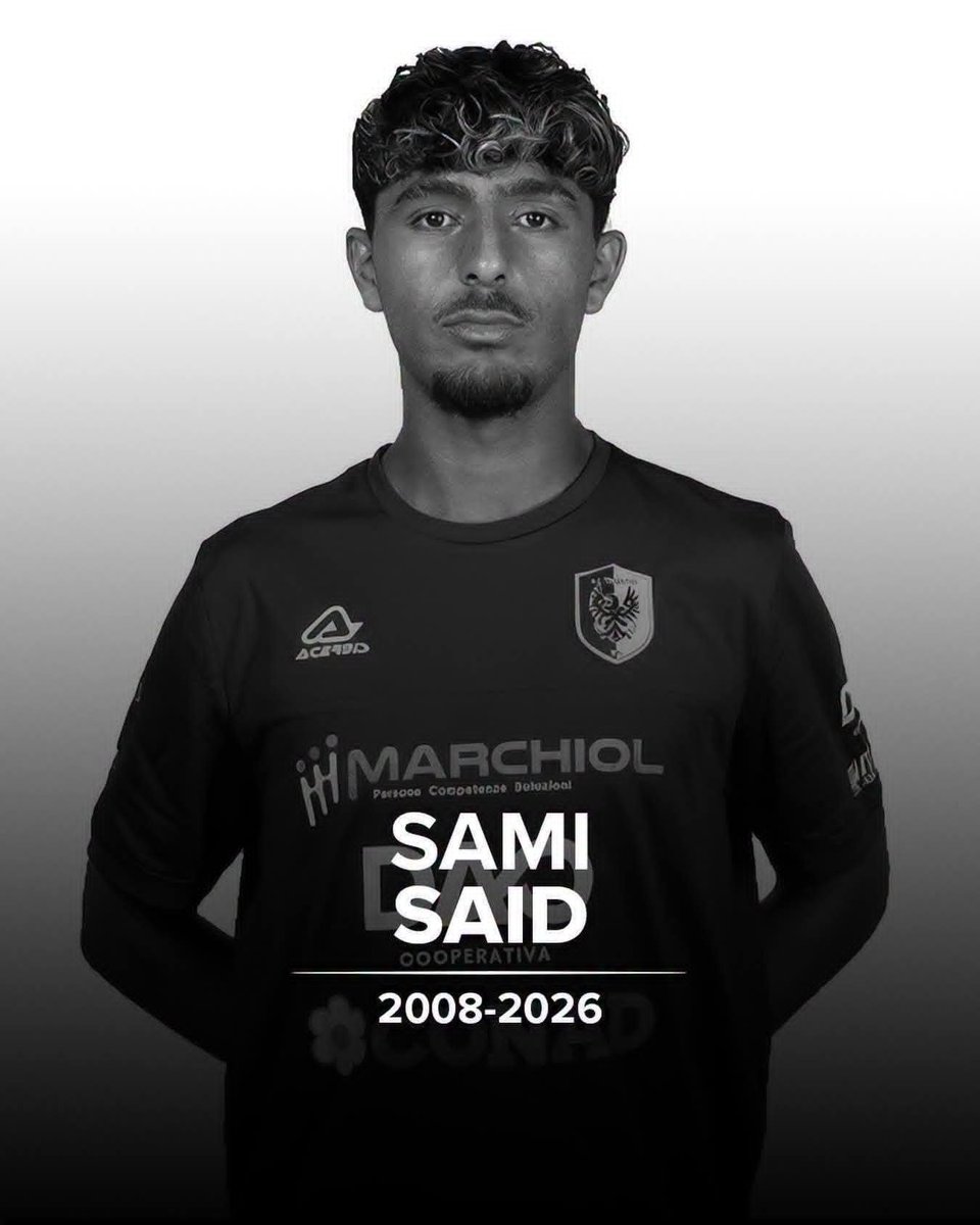Moroccanspl's tweet photo. Tragic news as 18-year-old Sami Said 🇲🇦🕊 , a promising young talent at Italian club Trento, has passed away following a traffic accident in Morocco. Inna lillahi wa inna ilayhi raji'un 🤲🤍 https://t.co/wKSG1W4HpP