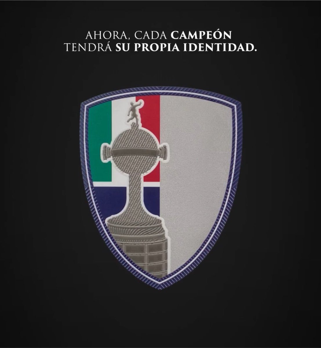 Juaneslc11's tweet photo. De 1 a 10 ¿Qué les parece nuestro parche de la CONMEBOL Libertadores? 

Ojalá estrenarlo pronto. https://t.co/x9Mqx0HZey