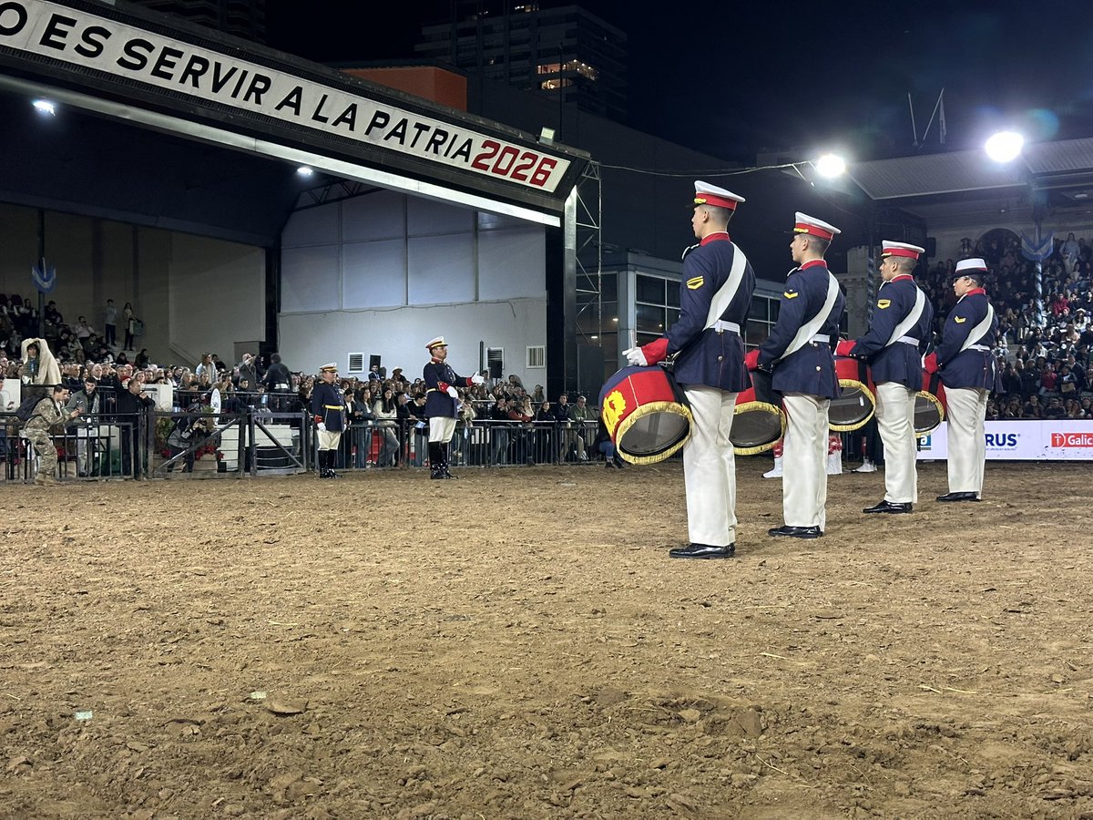 Granaderosarg's tweet photo. Compartimos algunas postales del Festival de Bandas, que tuvo lugar como broche de oro de la Expo Rural 2026. 🎶🇦🇷

 #Granaderos  #SomosPatria #HerederosDelLibertador #UnRegimientoConHistoria #SomosHistoriaViva https://t.co/SBQb1CGWFj