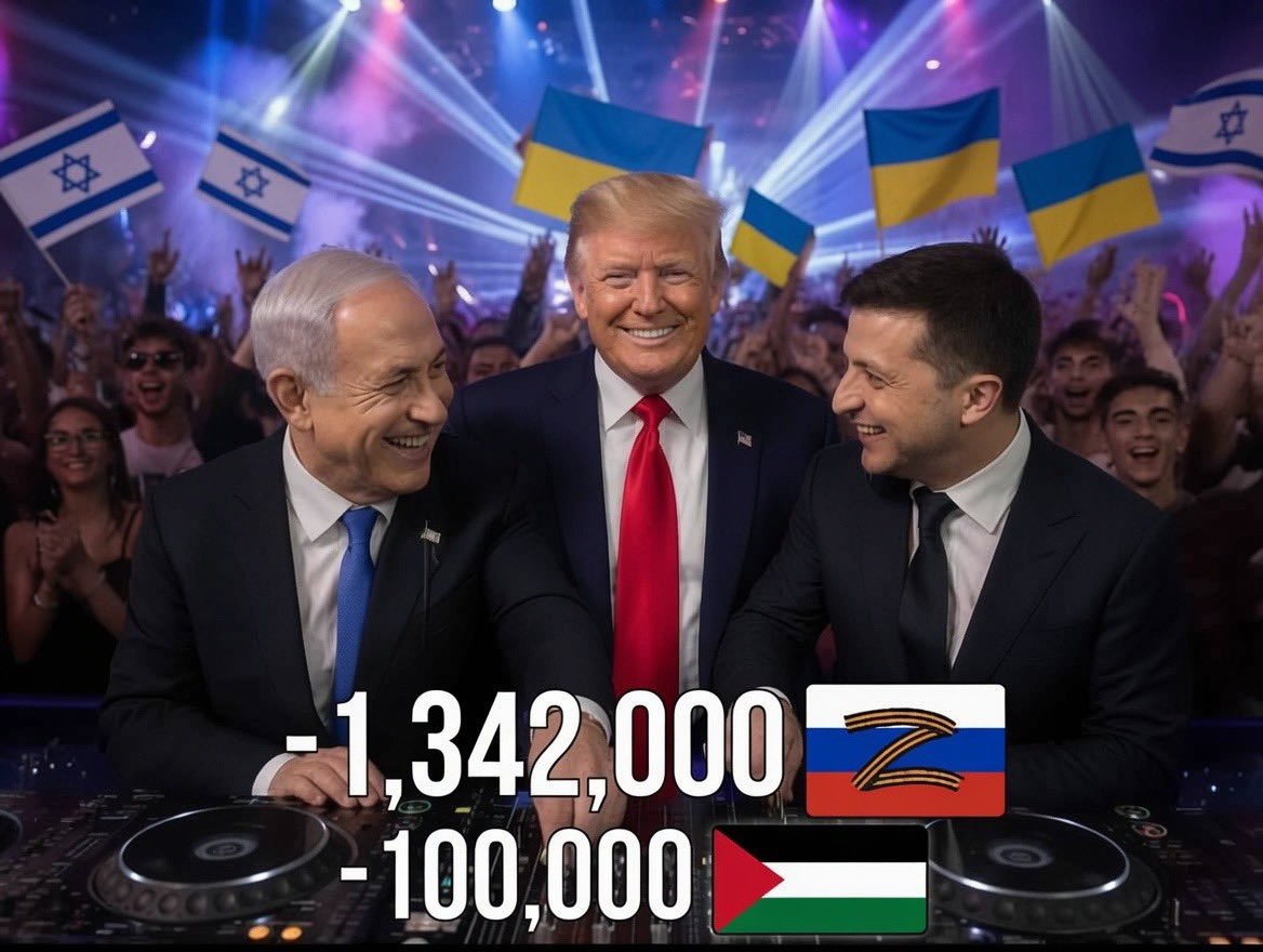 zadokism's tweet photo. The whole ZOG's in town 🇮🇱🇺🇦🇺🇸 https://t.co/LjPISqBKhM
