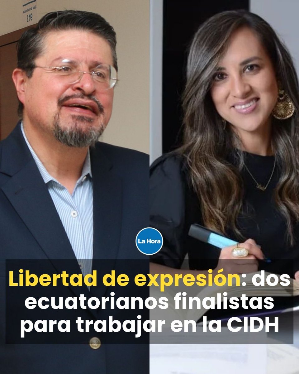 lahoraecuador's tweet photo. 🇪🇨 Dos ecuatorianos son finalistas para liderar la Relatoría Especial para la Libertad de Expresión de la CIDH. Se trata de César Ricaurte, director de Fundamedios y articulista de LA HORA, y María Miño. El nuevo titular trabajará en coordinación con la Secretaría Ejecutiva desde la sede en Washington, D.C. Te contamos más detalles 👉🏻 https://t.co/7q3Yq7rBmP