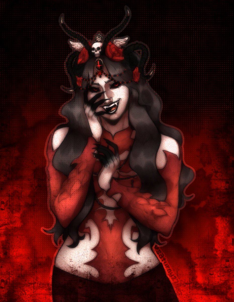 saturny27's tweet photo. Draconis, filha de Lúcifer 🥀☀️ 

para @milameiwe ❤️

#XdaQuestãoRPG https://t.co/qTPkYqgVs2