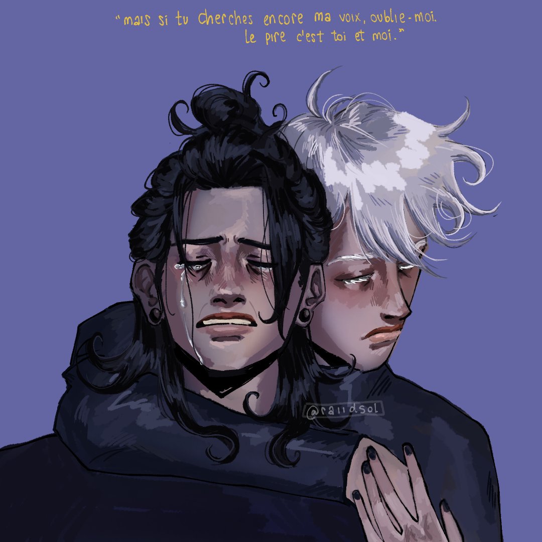 raiidsol's tweet photo. ma meilleure ennemi c'est toi. satosugu x timebomb :(

#satosugu #gojosatoru #getosuguru #jjk https://t.co/ZmuWc1yMOZ