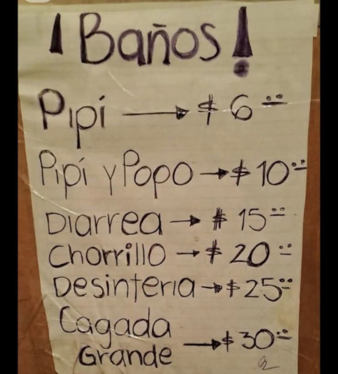MexicoMagico's tweet photo. ¿Cuánto pagarían ustedes normalmente? 💩 https://t.co/vXJqjelszP