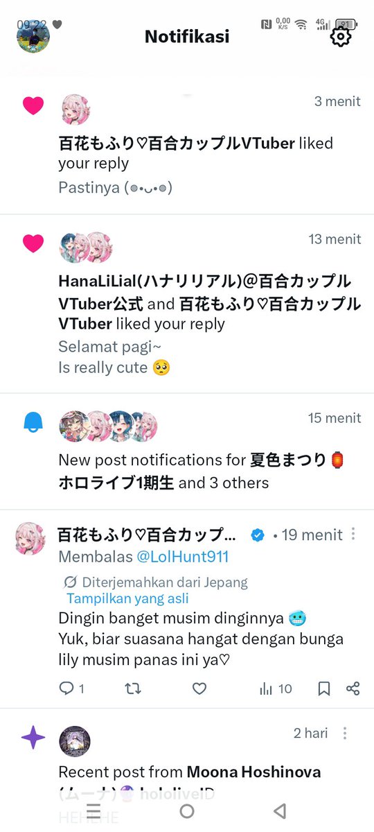 LolHunt911's tweet photo. Makkkk
Di notice bunga lili makk T_T🙏🏼 https://t.co/MlZFJ3YCSo