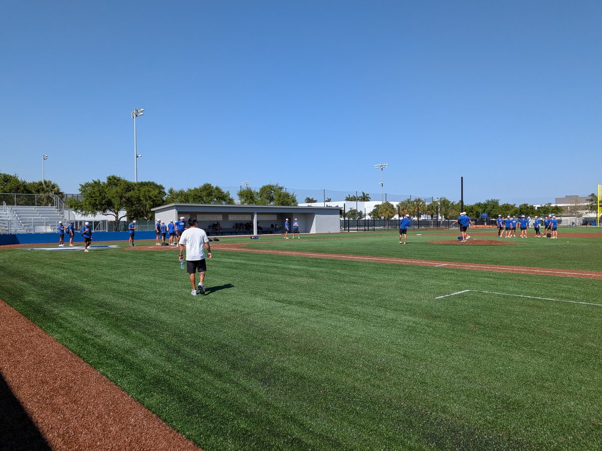 Stadionic's tweet photo. Welcoming a team onto its BRAND NEW field is something special 🤩 

Lynn University starting the 2026 fall with a bang, with a new turf field, stadium seating, custom dugouts and so much more! 👀 

STADIONIC is making Stadiums across the county more ICONIC 🏟️ https://t.co/A5oxdEtft2