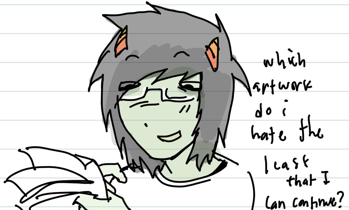isntitlike3am's tweet photo. me switching between drawing apps and switching between different artworks trying to find one i dont hate already ughghhhhghh finish your drawings loser https://t.co/IjzbCJChXD