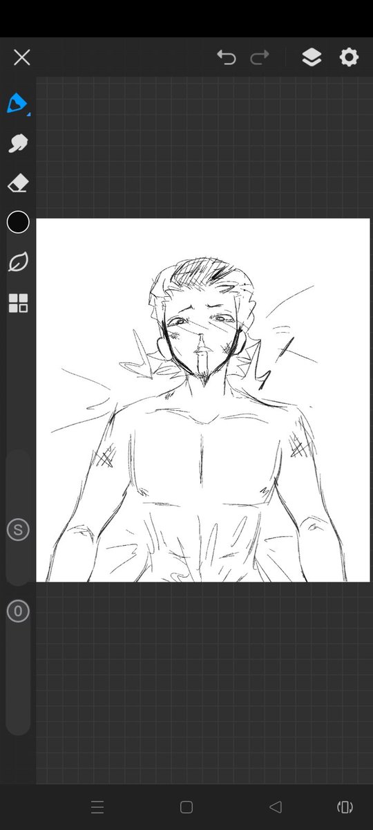 xhangyv's tweet photo. I drew it on a whim last night. https://t.co/Oy6p5dF1mJ