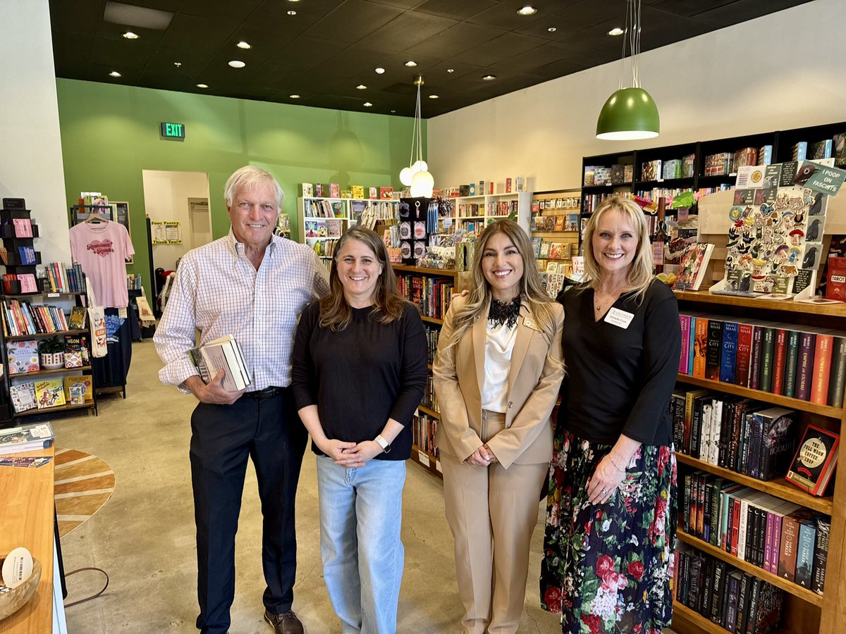RepDeSaulnier's tweet photo. Small businesses are at the heart of our community here in CA-10, andthis afternoon I continued my Business Listening Tour at four local businesses in San Ramon. Thanks to the owners of Heller Jewelers, Meyhouse, La Vie Nail Bar, and the Quirky Crow for sitting down with me and for the fruitful conversations about the federal support that would be most helpful to small businesses.