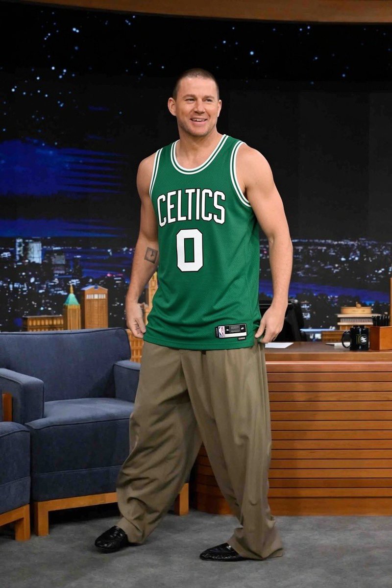 Chan0_Clutch's tweet photo. Jayson Tatum and Channing Tatum collab was fire https://t.co/xKOmj8Z8tV