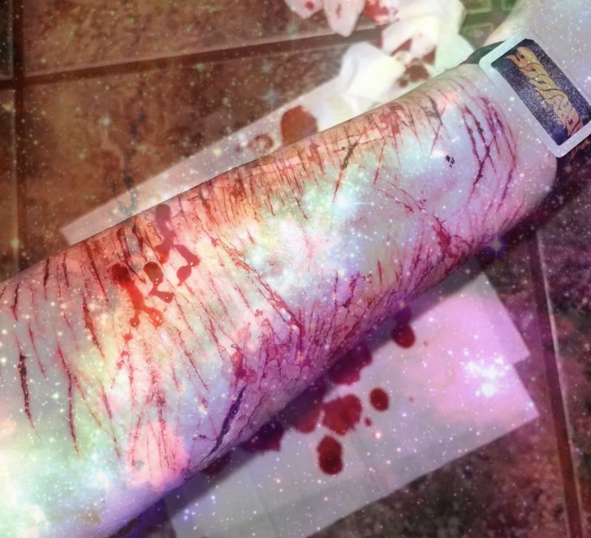 GeekBars4Lifee's tweet photo. Cat scratches + styros with @Virginiaslims67 &amp; @Woahu2o 🥹. ⚠️ALL MAKEUP SFX NOBODY WAS HURT⚠️ https://t.co/zHjfUzfuL3