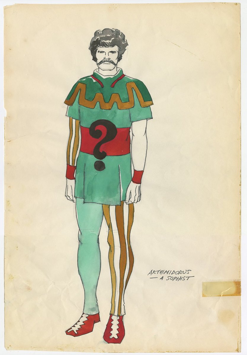 DariushSeif's tweet photo. Big fan of the costume designs Jack Kirby did for a college production of Julius Caesar https://t.co/T1OL4YjQ2A