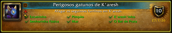 wanattichia's tweet photo. Acabei de ganhar a Conquista [Perigosos gatunos de K'aresh] #Warcraft! https://t.co/JYoxoGtLuD
