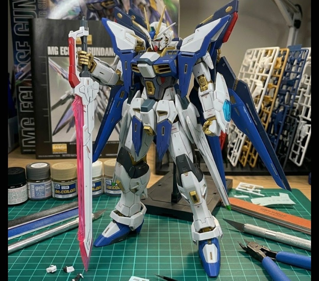 puramodiary's tweet photo. 今日は過ごしやすい気温☺️

ガンプラ改造 https://t.co/jPh7SUhXxq