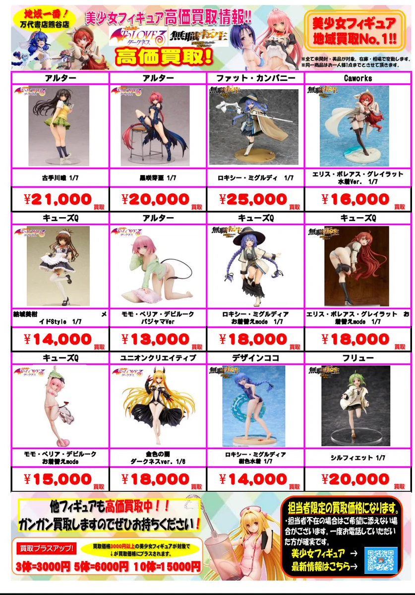 万代書店熊谷店 美少女フィギュア on X: 