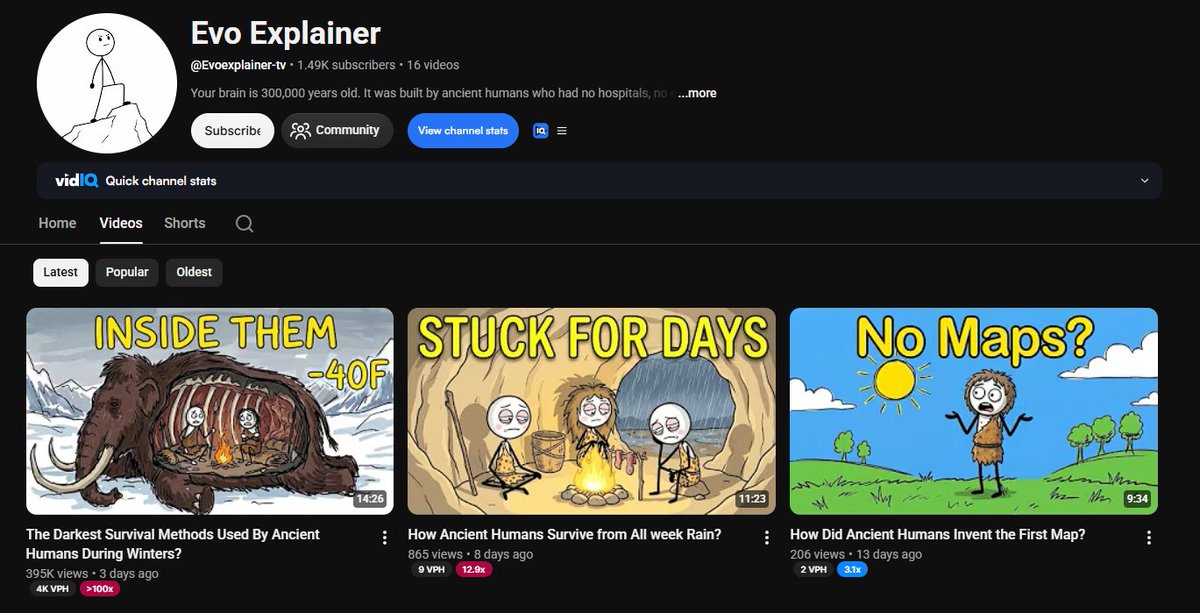 ShaunYoung_YT's tweet photo. 3 days ago > 402 subs, 144K views on that one video.
Today > 1.49K subs and almost 400K views.

You could’ve started then. Most people are still stuck doing CapCut + ElevenLabs + hours of consistency fixes by hand.

@NextGenStudioAI > one tool, consistent art styles, full video in minutes. The format is still wide open.
Link in bio.