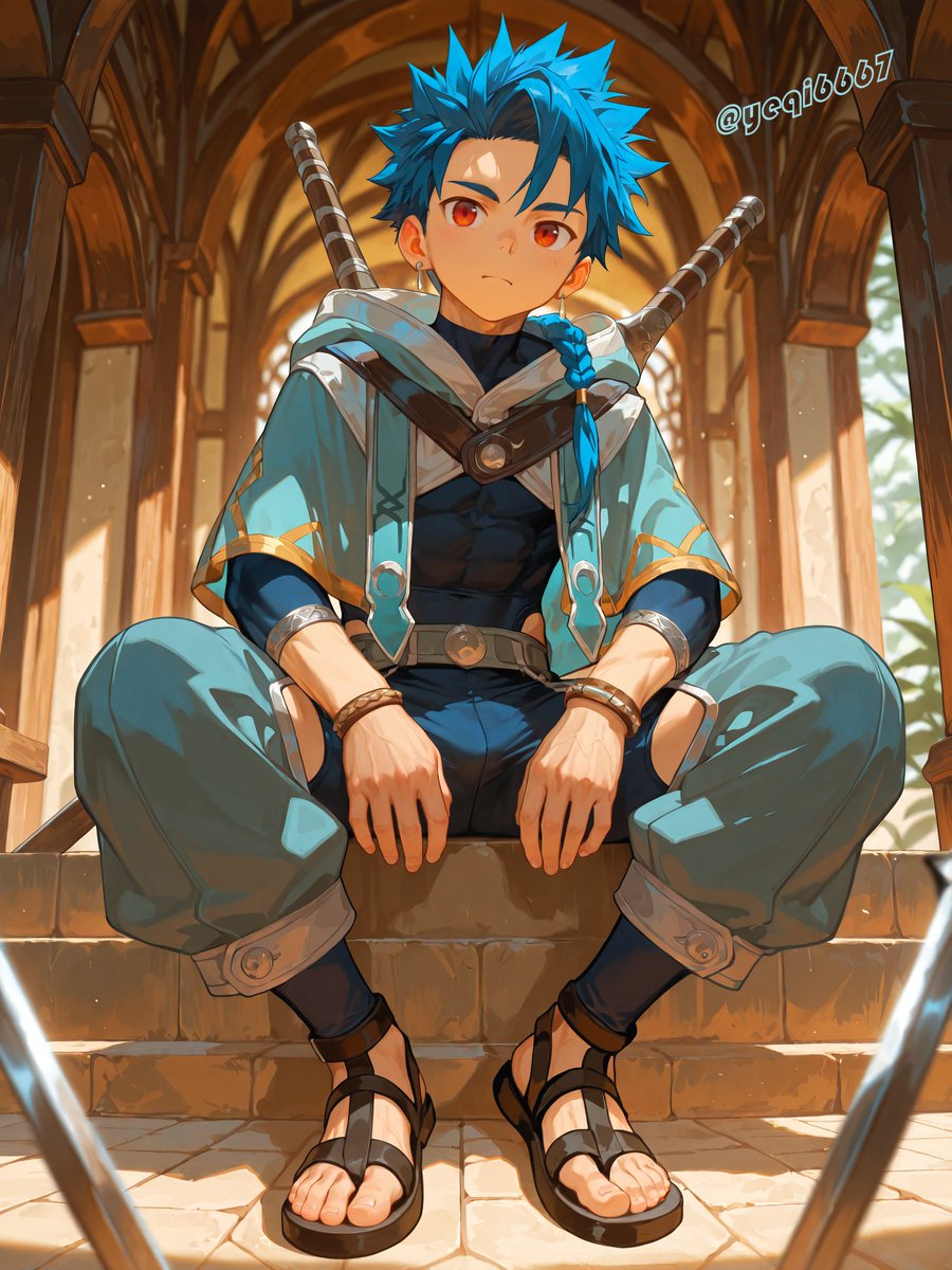 yeqi6667's tweet photo. Random Test 1_1: Sitting
Setanta from Fate/Grand Order
#AIart #AIBL部 #AIイケメン部 #yaoi #gay #NSFW #R18 https://t.co/xtLBwi9Od9