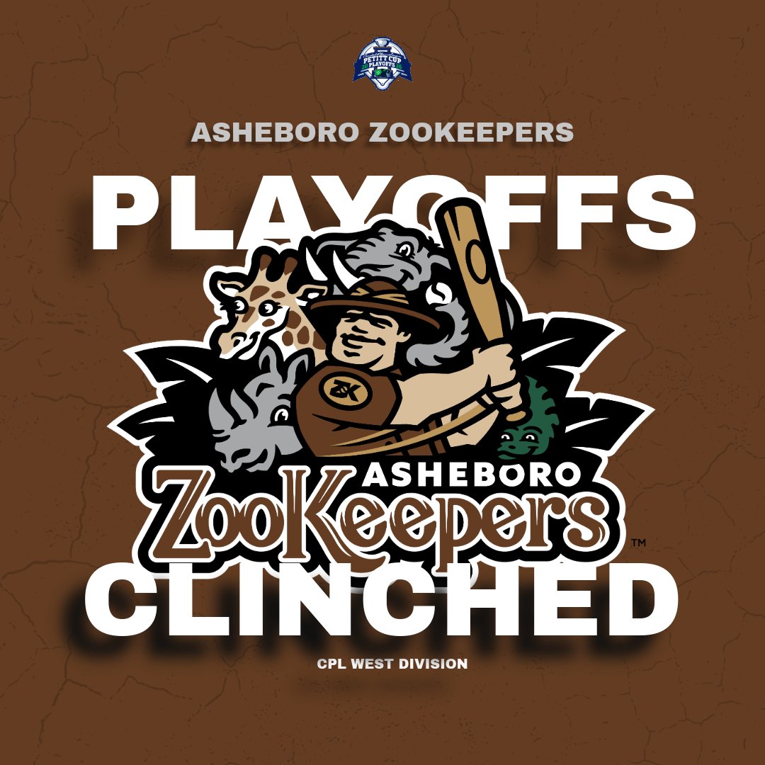 CPLBaseball's tweet photo. West playoffs are shaping up with the @AsheboroCPL  clinching their spot 🔒

#TheFutureIsNow #cplbaseball #cpl30 #PlayoffBound https://t.co/sz1hsQNt2I