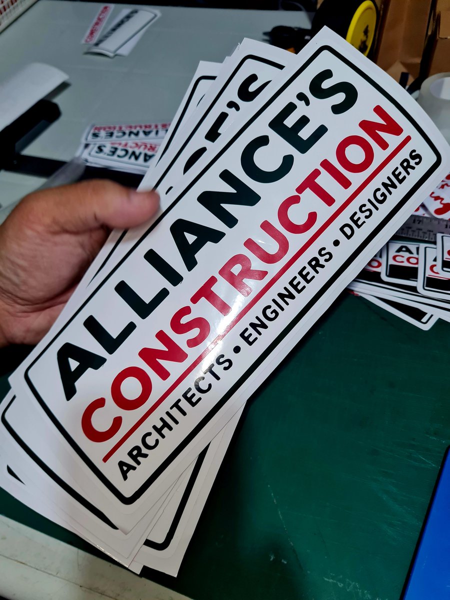 chrislaberinto's tweet photo. Allience's Construction - Vynil Diecut Stickers 

Fast and Quality Printing needs
CONTACT US NOW: 09152022422
https://t.co/6dJEwwVSJf

We Accept all Kinds of Printing Works such as:

All Digital Printing
Offset Color Sep. Printing
All Kinds of Corporate Giveaways https://t.co/iKUtalJ3Ej
