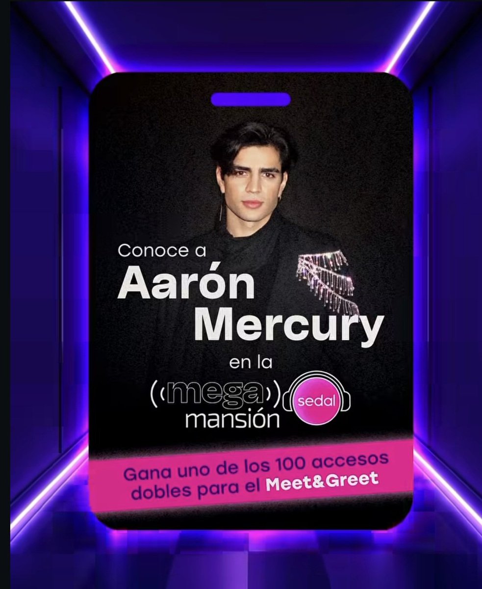StudioAldron8's tweet photo. Gracias a Sedal, se tiene la oportunidad de ganarse un m&amp;g para conocer a @ArnMercurio 

Sigue las instrucciones y se participe de ganarse uno de los pases 

#aaronmercury https://t.co/wcT5OkWBvB