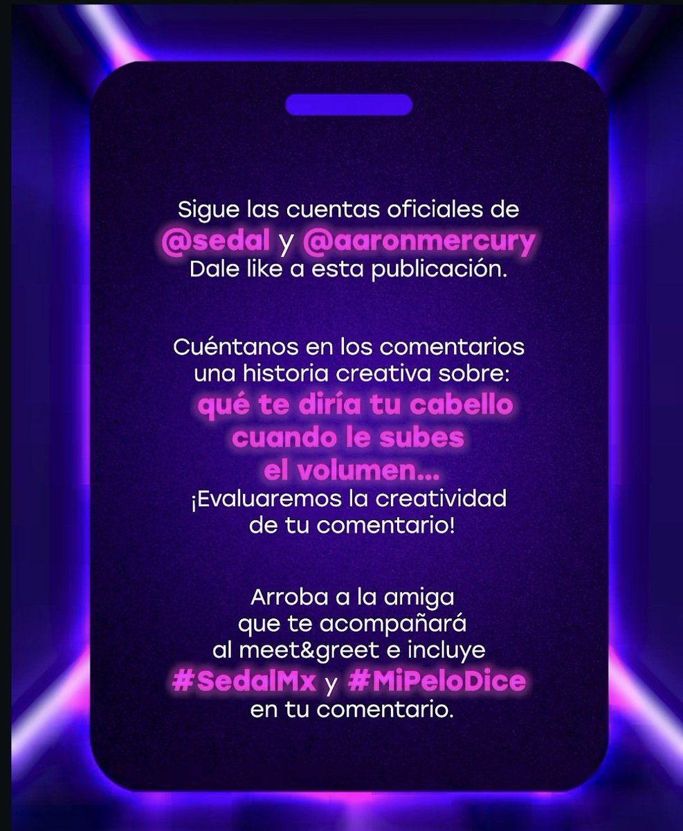 StudioAldron8's tweet photo. Gracias a Sedal, se tiene la oportunidad de ganarse un m&amp;g para conocer a @ArnMercurio 

Sigue las instrucciones y se participe de ganarse uno de los pases 

#aaronmercury https://t.co/wcT5OkWBvB