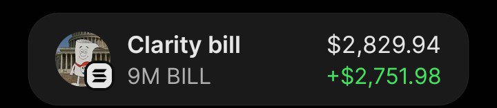 INSIDERHUB__'s tweet photo. $BILL Is maxing good on my alpha tg
Congrats Team alpha 👏
 #Solana #memecoin #CryptoTrading #bbvipks4 https://t.co/7T45cFRvXK