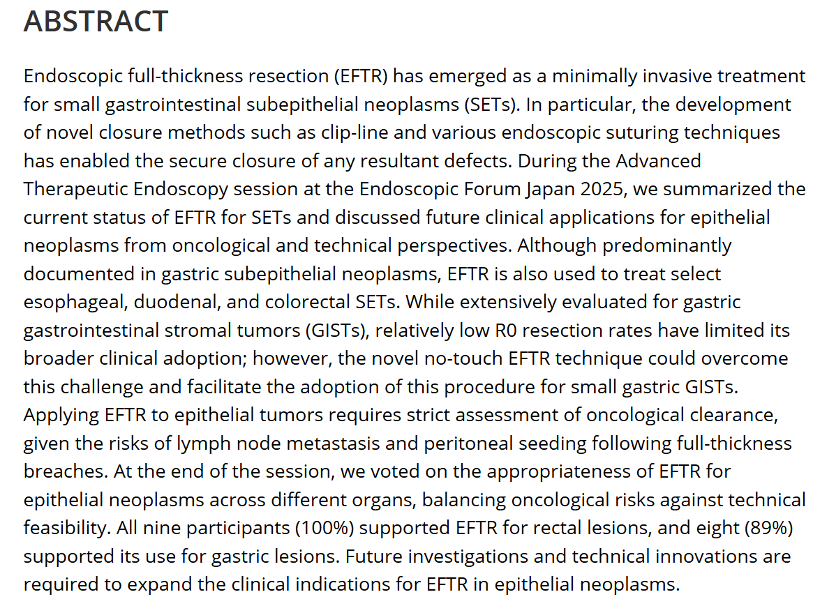DigEndosc's tweet photo. Editor's Choice - Volume 38, Issue 7
Endoscopic Full-Thickness Resection for Gastrointestinal Subepithelial and Epithelial Neoplasia: Current Status, Indications, and Technical and Oncological Challenges—A Multispecialty Perspective
https://t.co/KkWTTmKLzC
@WileyHealth https://t.co/luJyt2RRai