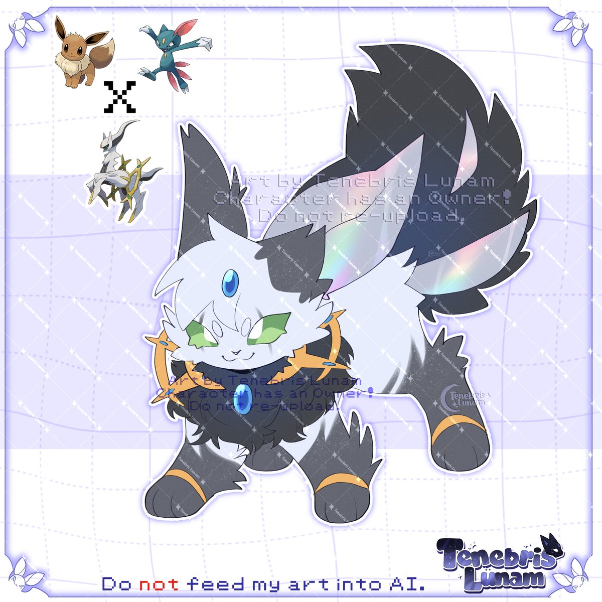 TeneLunam's tweet photo. A lil Eevee Deity!! (*✧×✧*)
Character has an owner! 

#pokefusion #pokemonfusion https://t.co/pwXBIcz5VZ