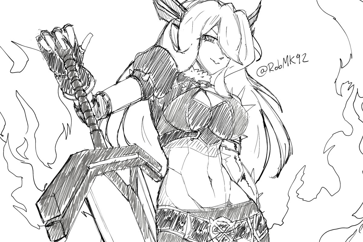 Sketch~~ Wanted to join the trend with Magik, but now that my