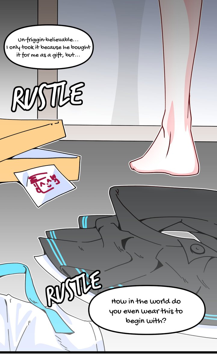 RagingAsn_'s tweet photo. EN Translation by @RagingAsn_
Artist Comment: Gifted Apron

영어 번역입니다! 
다음에 또 봐요! https://t.co/2URtqURAMq