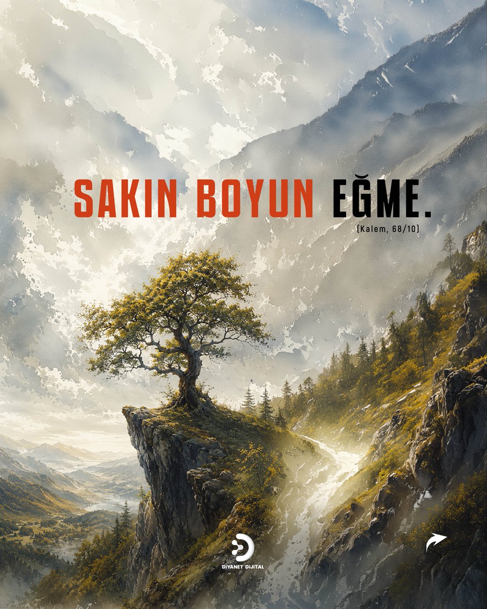 DiyanetDijital's tweet photo. SAKIN BOYUN EĞME!

(Kalem, 68/10)

#DiyanetDijital https://t.co/IAONbioKAR