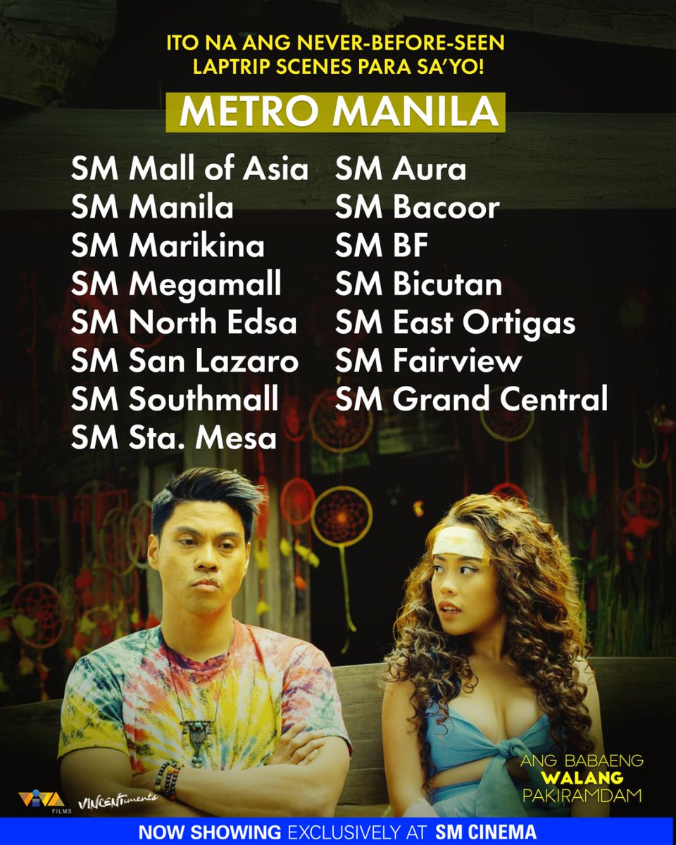 VIVA_Films's tweet photo. MAY MARARAMDAMAN KA RITO! 😎
FIRST TIME ON THE BIG SCREEN! Mapapanood mo na 𝗔𝗡𝗚 𝗕𝗔𝗕𝗔𝗘𝗡𝗚 𝗪𝗔𝗟𝗔𝗡𝗚 𝗣𝗔𝗞𝗜𝗥𝗔𝗠𝗗𝗔𝗠 with never-before-seen laptrip scenes! 🤩🍿
Tara sa sinehan this 𝗝𝗨𝗟𝗬 𝟮𝟰 exclusively at SM CINEMA
#ABWP #KimJe #KimMolina #JeraldNapoles https://t.co/qKRTrX4XDa