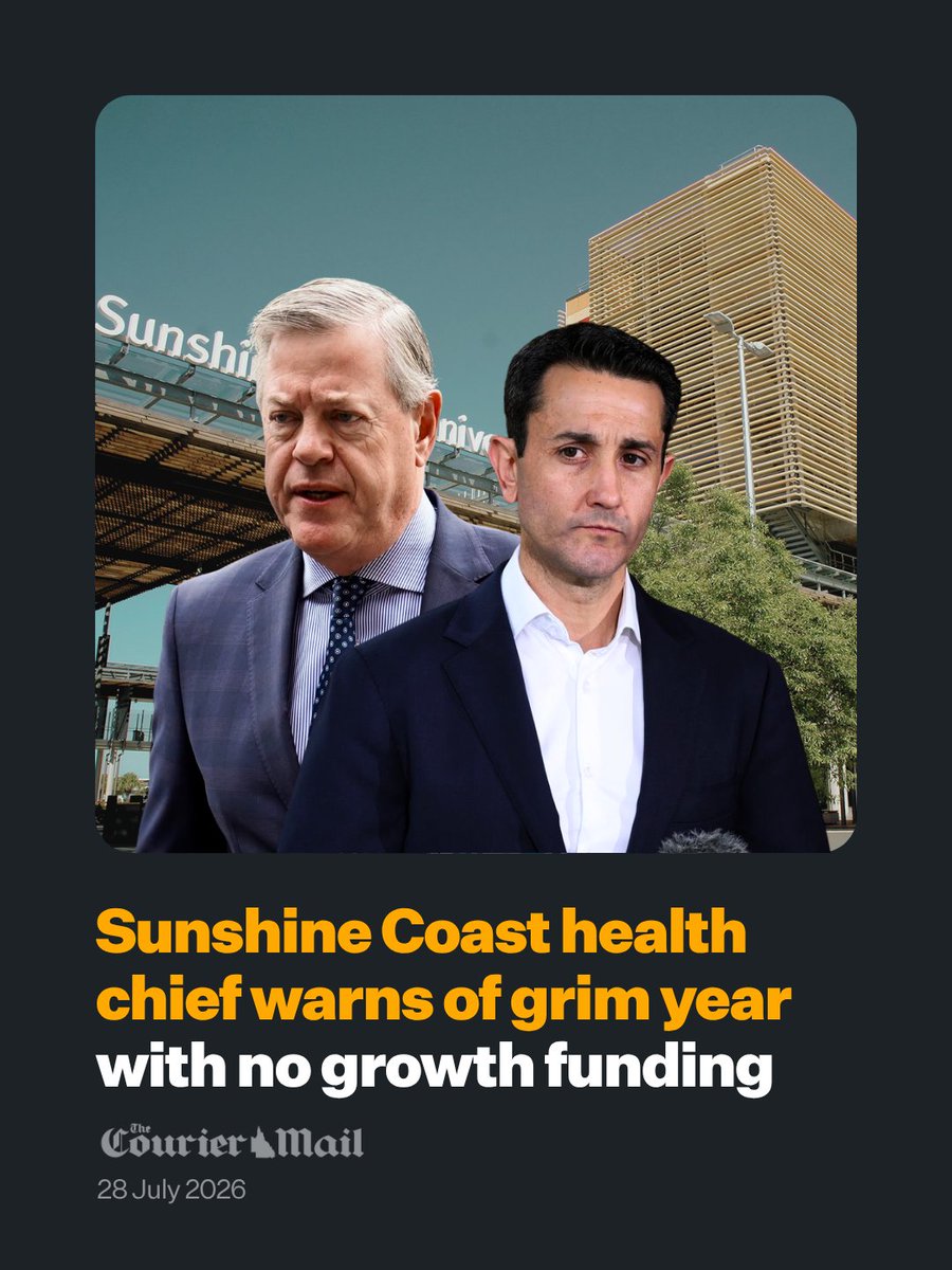 QLDLabor's tweet photo. Find me a Queenslander who wants their local Health Chief to say providing healthcare this year will be "really challenging".

That's the reality after the Crisafulli LNP Government's budget. https://t.co/5pbdw92AOn