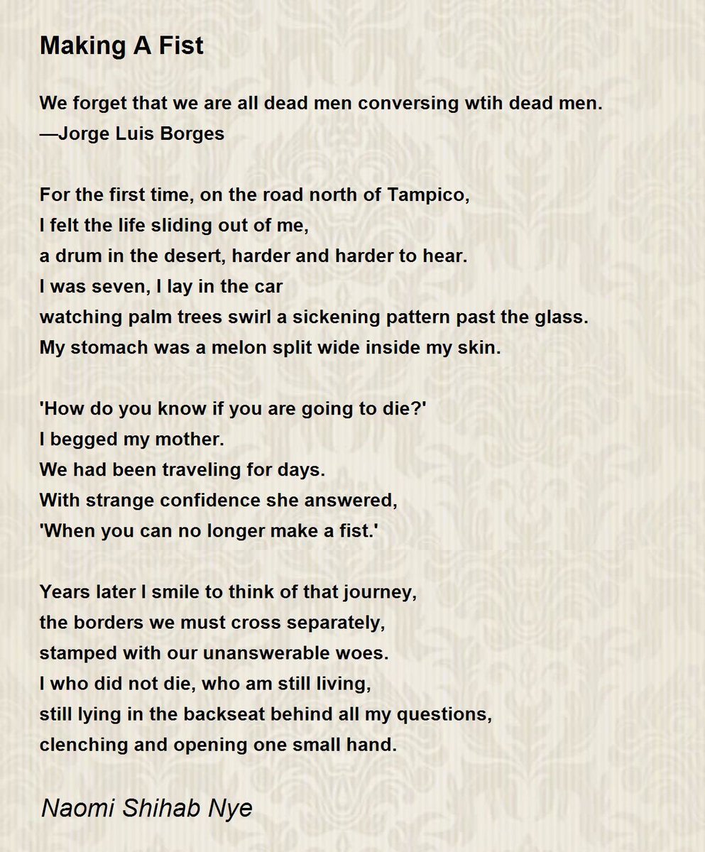 Anomali210830's tweet photo. “How do you know if you are going to die?”

“When you can no longer make a fist” https://t.co/D2z5u8BQxX