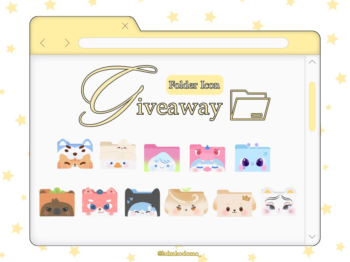 kdmkodomo_'s tweet photo. Giveaway #DMDMascots
New Update! for #JessyJS #JamesSu
— Battery Icon 🔋
— Folder Icon 📁

NongZon, Oh-Ae, Rainy, HeartDy, Alinor, JookKroo, Mr.Toky, MhiiPreaw, TMiLK, BokBear, Jessy

🔗: https://t.co/sTsDbwtxeQ
rt before use &amp; personal use only naka https://t.co/F4Dy2jKGFA