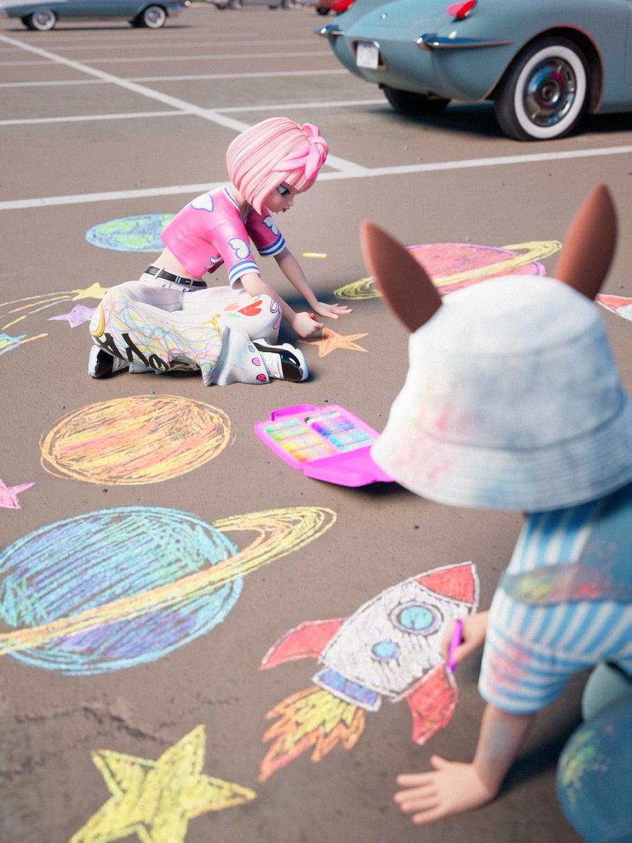 Apoki2's tweet photo. 🖍️✨🪐🚀🖍️ 

#APOKI #아뽀키 #アポキ https://t.co/gR4NoIgNO2