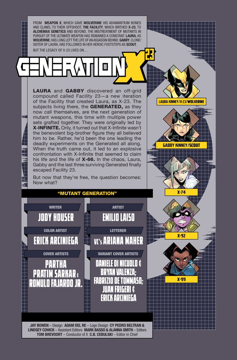 dailykinneyy's tweet photo. —-‐ Generation X-23 #6 Preview

Dropping on Wednesday. Don't forget to check it out! https://t.co/CPQA5RnoRm