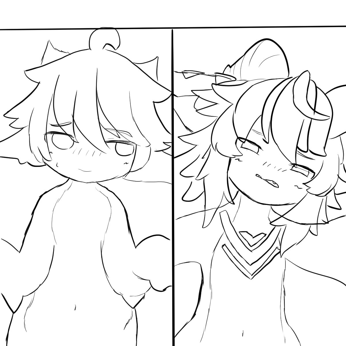 gakiyotara's tweet photo. エルミュアをフォシュニアと間違えて描いてしまった没もある https://t.co/YRmoOt37O0