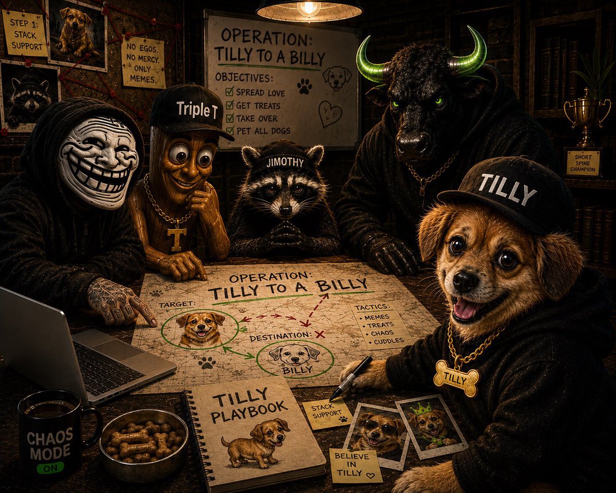 Skipper_mcgavin's tweet photo. Tilly conviction is growing stronger. The army behind the cute short spined pup strengthens . Join the board room and let’s take her to Tillions! 

https://t.co/UH4QfEA45N https://t.co/h572OzOTzb