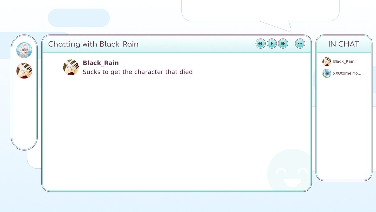 s_sugarmoon's tweet photo. Why are these guys sliding into your DMs? o.o You've got a fanfic to write!

Destiny is Typing...

Demo on itch: https://t.co/sM2tTwPWpk

#indiegame #otomejam #datingsim #otome #chatsim https://t.co/Ws0m06ldLQ