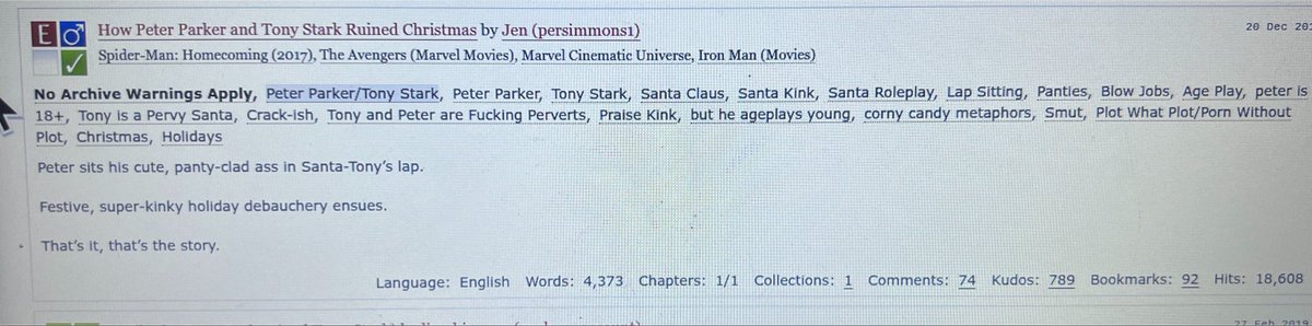 astrobutsillier's tweet photo. I’m just trying to find a Spiderman found family fic… https://t.co/X4oTq5vPr0