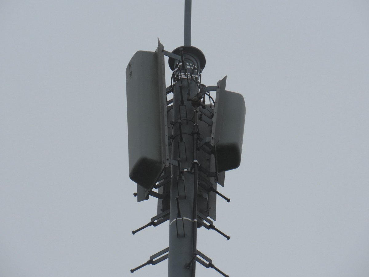 491net's tweet photo. 【送信所訪問】東塙テレビ中継局(福島県・東白川郡塙町)

場所: 福島県東白川郡塙町板庭字原木沢（九ツ山）

出力:1W(全局)
送信アンテナ: 4L双ループ1段2面+2L双ループ1段1面(全局共用)
受信アンテナ: 1.2mφSHF帯プレートパラボラ(NHK)、平面アンテナ(民放全局)、それぞれ塙局を受信。

#送信所訪問 https://t.co/posIMjOlQC