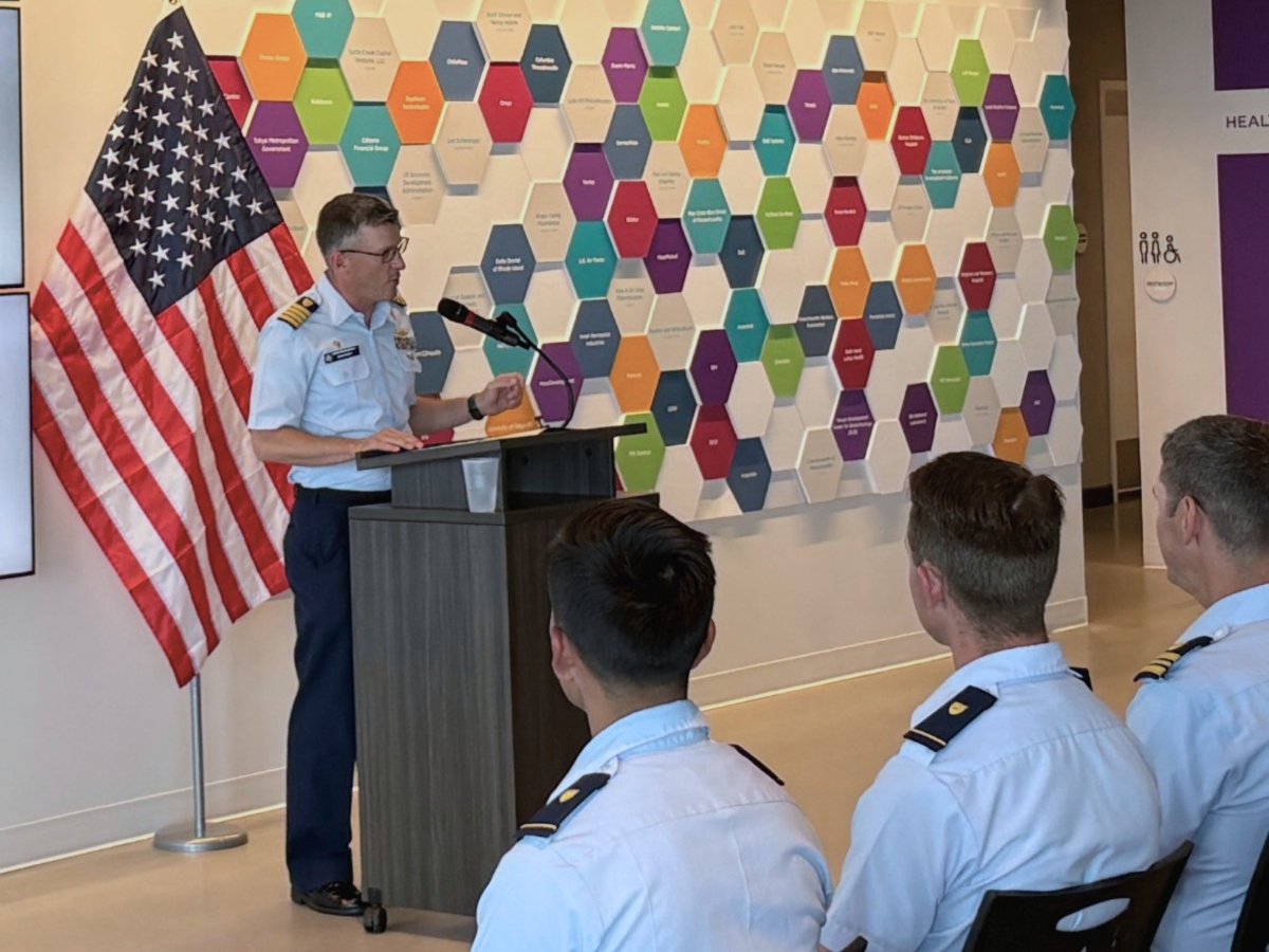 MassChallenge's tweet photo. The hardest problems don't just require breakthrough technology. They require people with the character and resilience to keep going when the path isn't obvious.

Thanks, Captain Kristopher Ensley of the USCGC Eagle, for a memorable conversation during Sail Boston.

#Resilience https://t.co/rTWkopDgL0