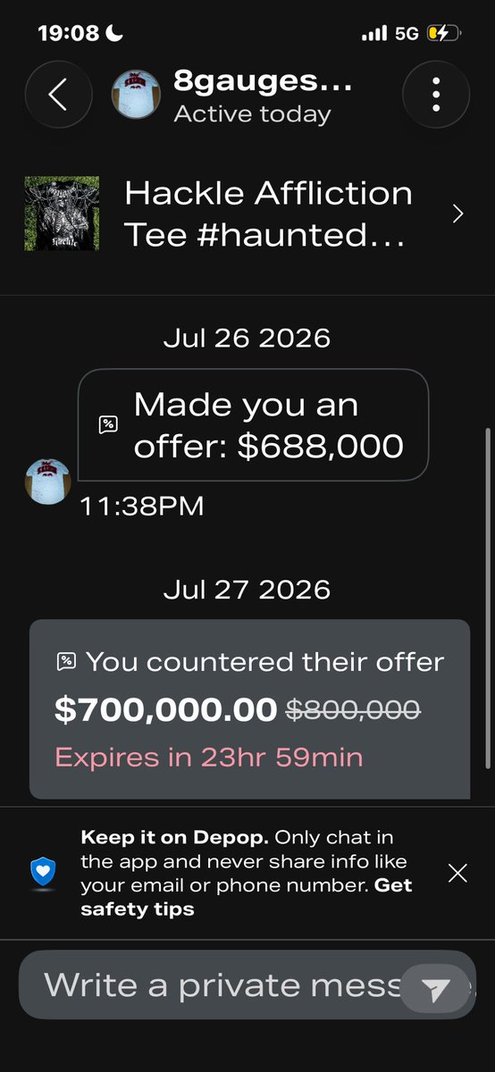 eldanngguod's tweet photo. most disgusting lowball i've been sent. https://t.co/9SNaWqpmgY