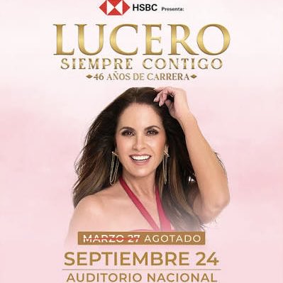 zcrxiss's tweet photo. holaa, vendo dos boletos para ver a Lucero en el Auditorio Nacional el 24 de septiembre. 
son en la sección 107, fila V, asientos 58 y 59.
si a alguien le interesan, mándenme dm. 💖 https://t.co/w7OY5ShejZ