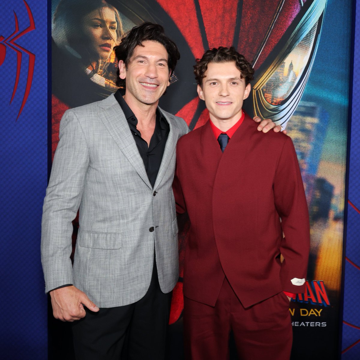 marvel_updat3s's tweet photo. Tom Holland and Jon Bernthal at the ‘SPIDER-MAN: BRAND NEW DAY’ world premiere in Los Angeles. https://t.co/Y2Bcstd1B8