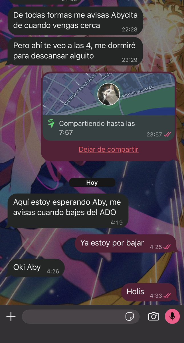 Abby_More's tweet photo. El chico que me gusta fue por mi a la central de autobuses a las 4:00 de la mañana. https://t.co/ELt1KAoIps