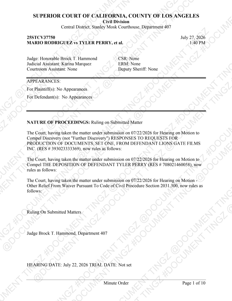 ⚖️COURT UPDATE⚖️A Los Angeles Superior Court judge has issued a mixed ...